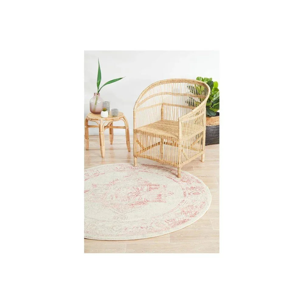 Avenue 702 Rose Round Rug - ICONIC RUGS