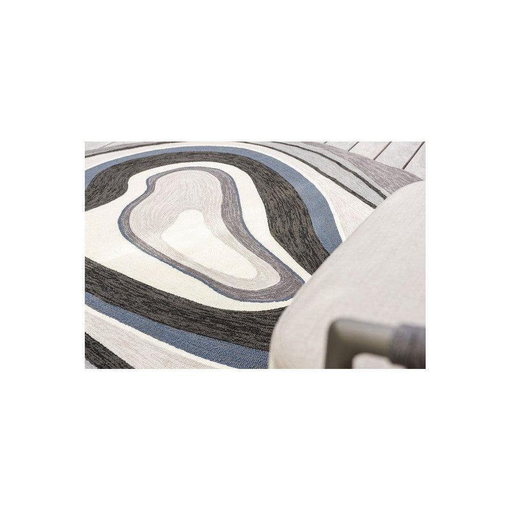 B&C Aura Grey Designer Outdoor Rug