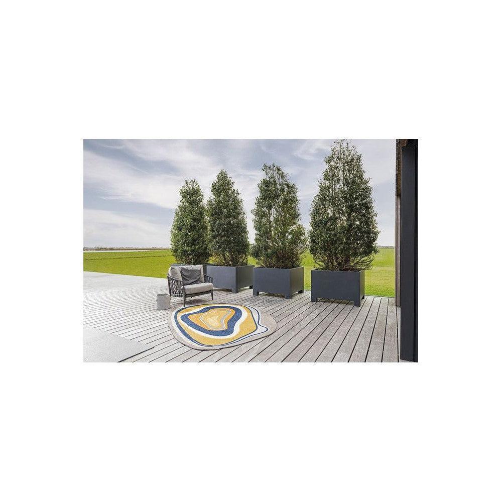 B&C Aura Ochre Designer Outdoor Rug