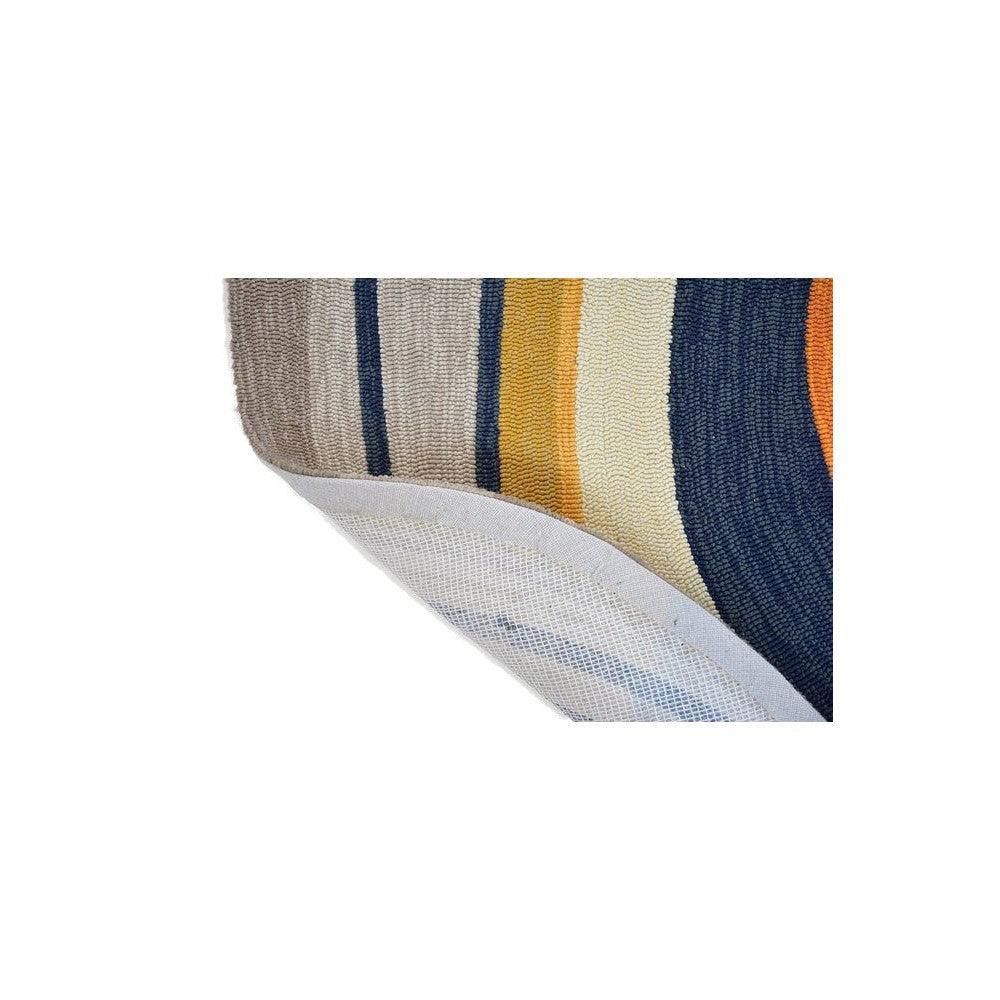 B&C Aura Ochre Designer Outdoor Rug