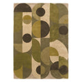 B&C Decor Cosmo Greens Pure Wool Designer Rug