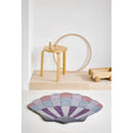 B&C Decor Shell Lilac Pure Wool Designer Rug