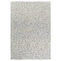 B&C Grain Pure Grey Wool Designer Rug