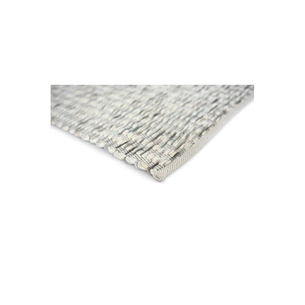 B&C Grain Pure Grey Wool Designer Rug