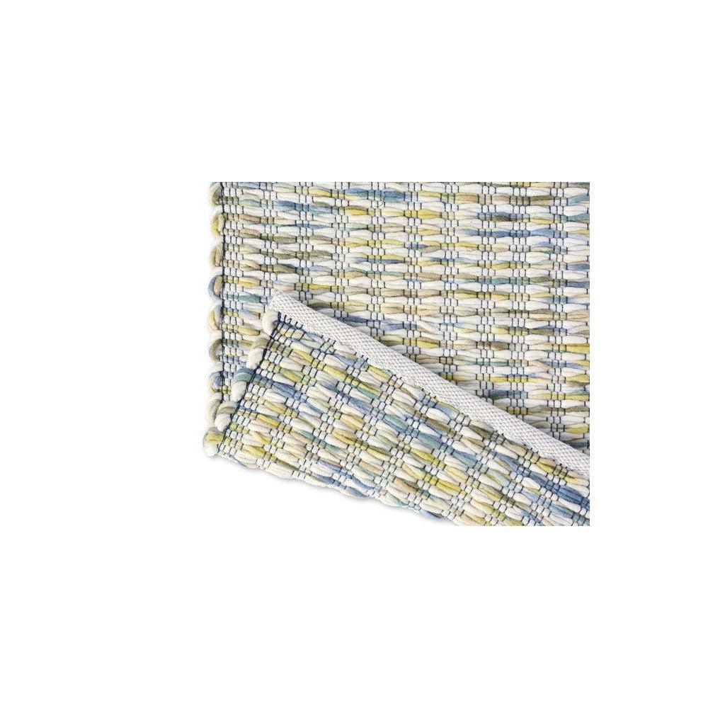 B&C Grain Yellow Pure Wool Designer Rug