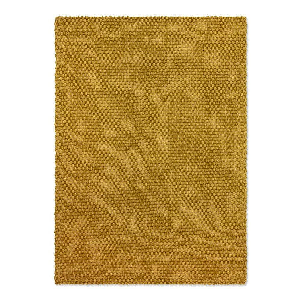 B&C Lace Mustard Outdoor Designer Rug