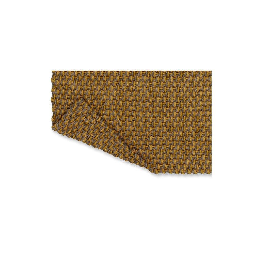 B&C Lace Mustard-taupe Outdoor Designer Rug