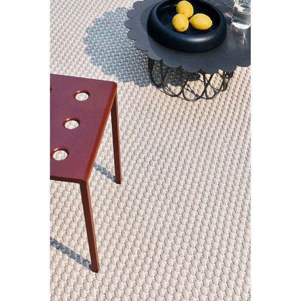 B&C Lace Sage Grey-white Sand Outdoor Designer Rug