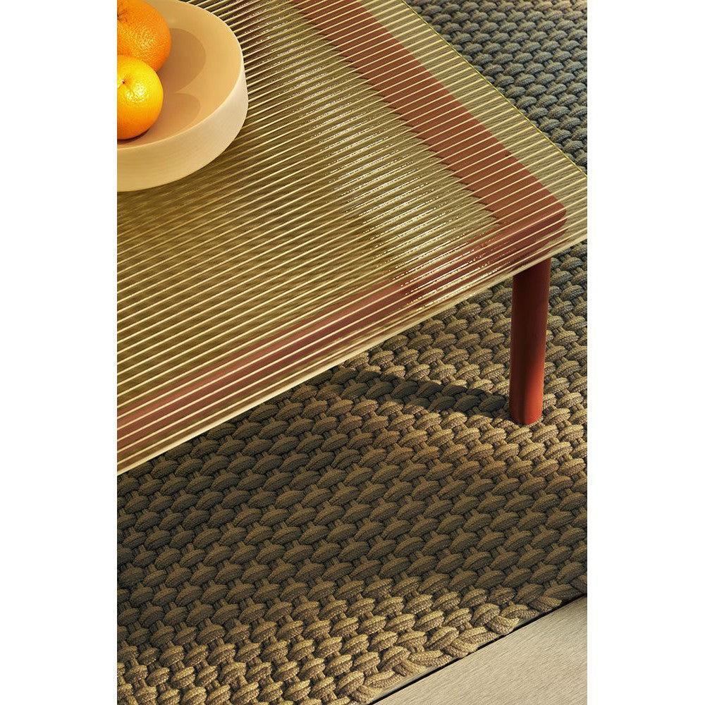 B&C Lace Thyme-pine Outdoor Designer Rug