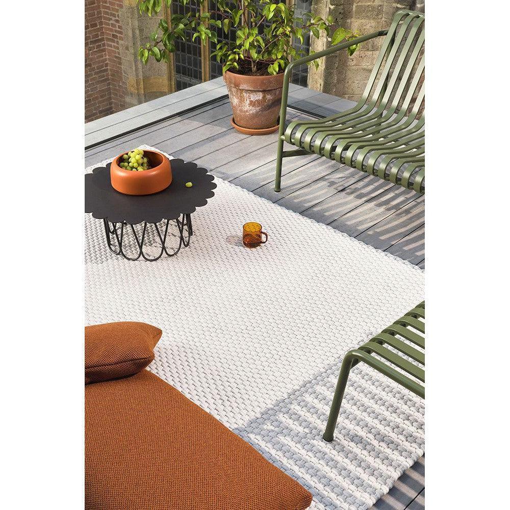 B&C Lace White Sand Outdoor Designer Rug