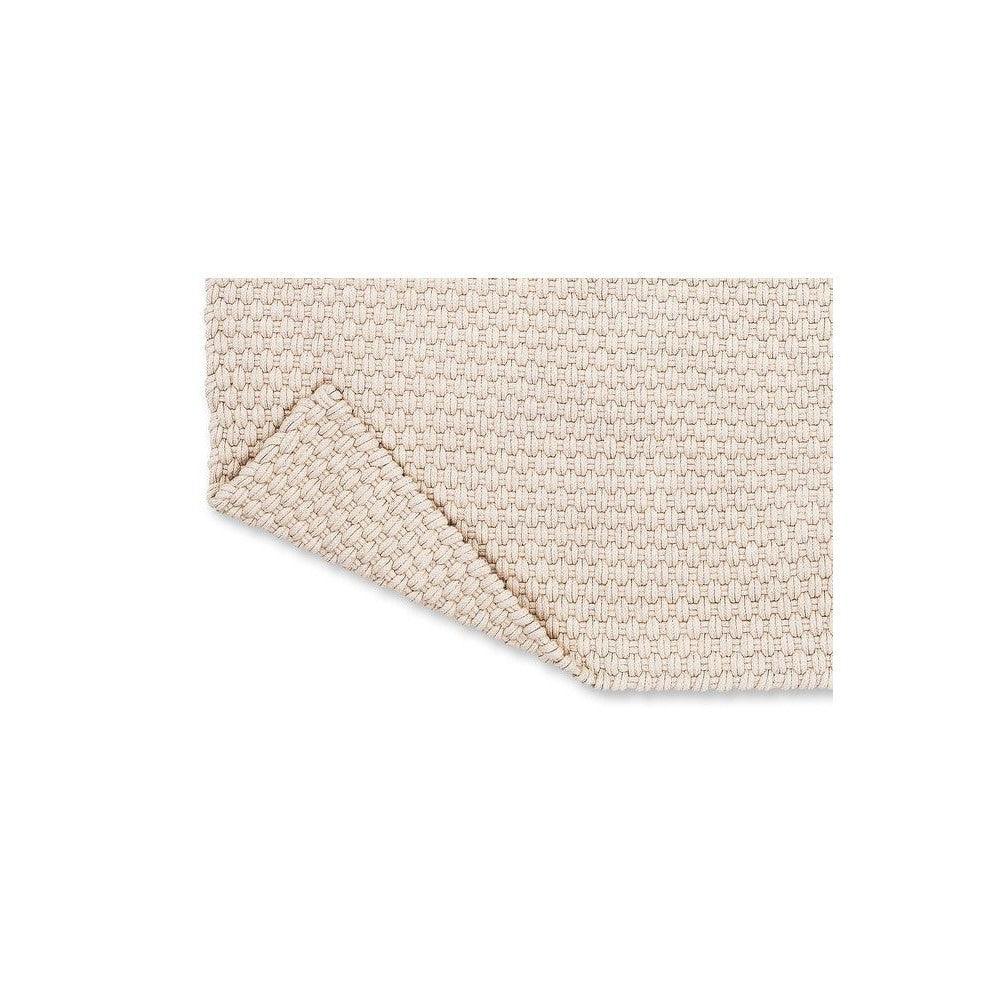 B&C Lace White Sand Outdoor Designer Rug
