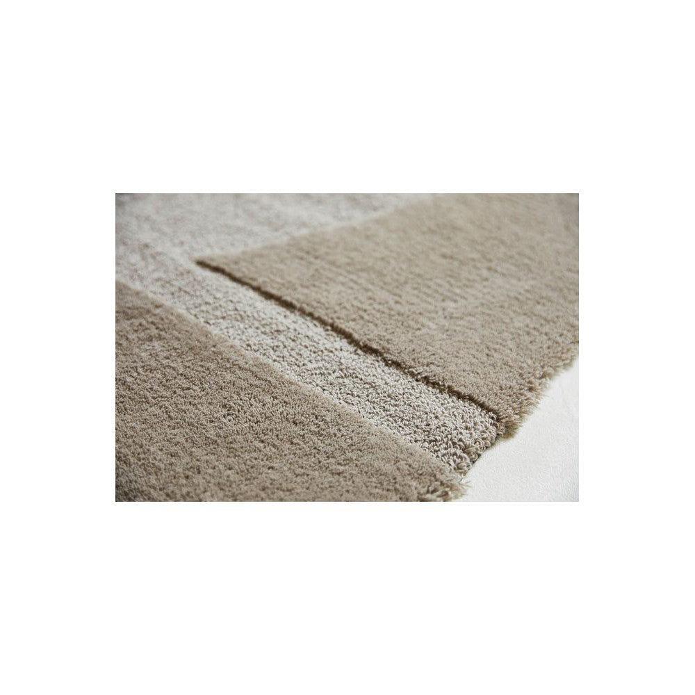 B&C Twinset Mural Cement Pure Wool Designer Rug