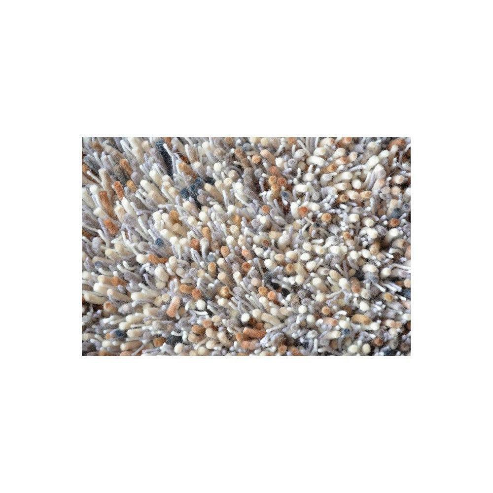 B&C Young Tan Pure Wool Designer Rug
