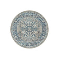 Babylon Blue  Round Rug 2