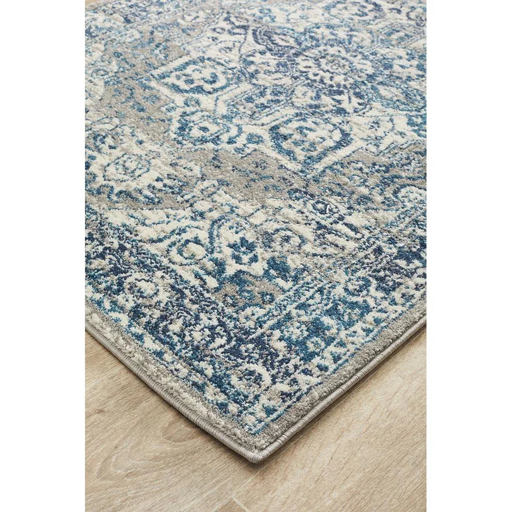 Babylon Blue  Runner Rug 2