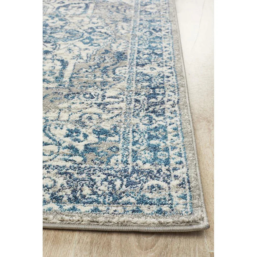 Babylon Blue  Runner Rug 2