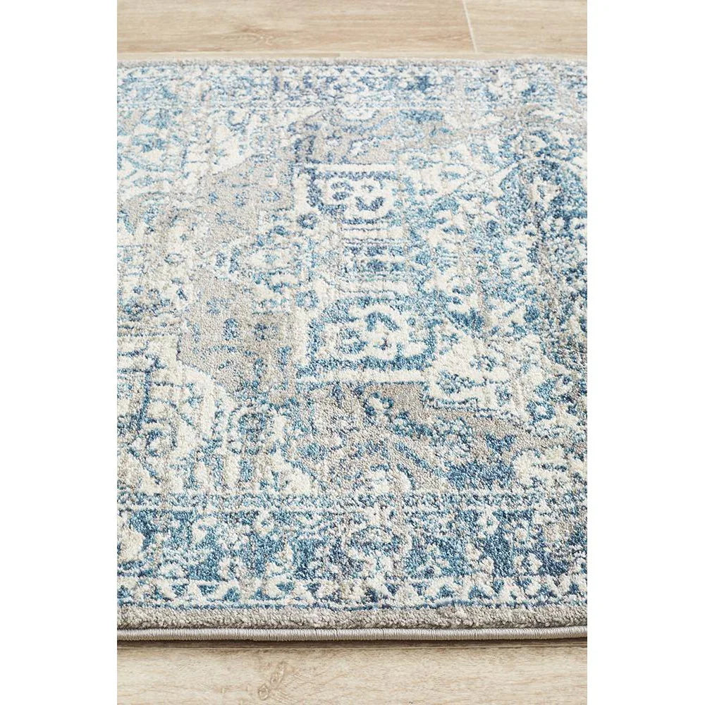 Babylon Blue  Runner Rug 2
