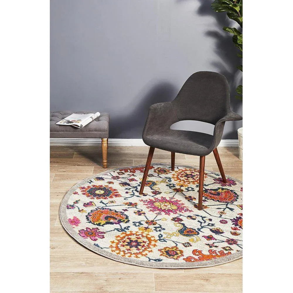 Babylon Multi  Round Rug 2