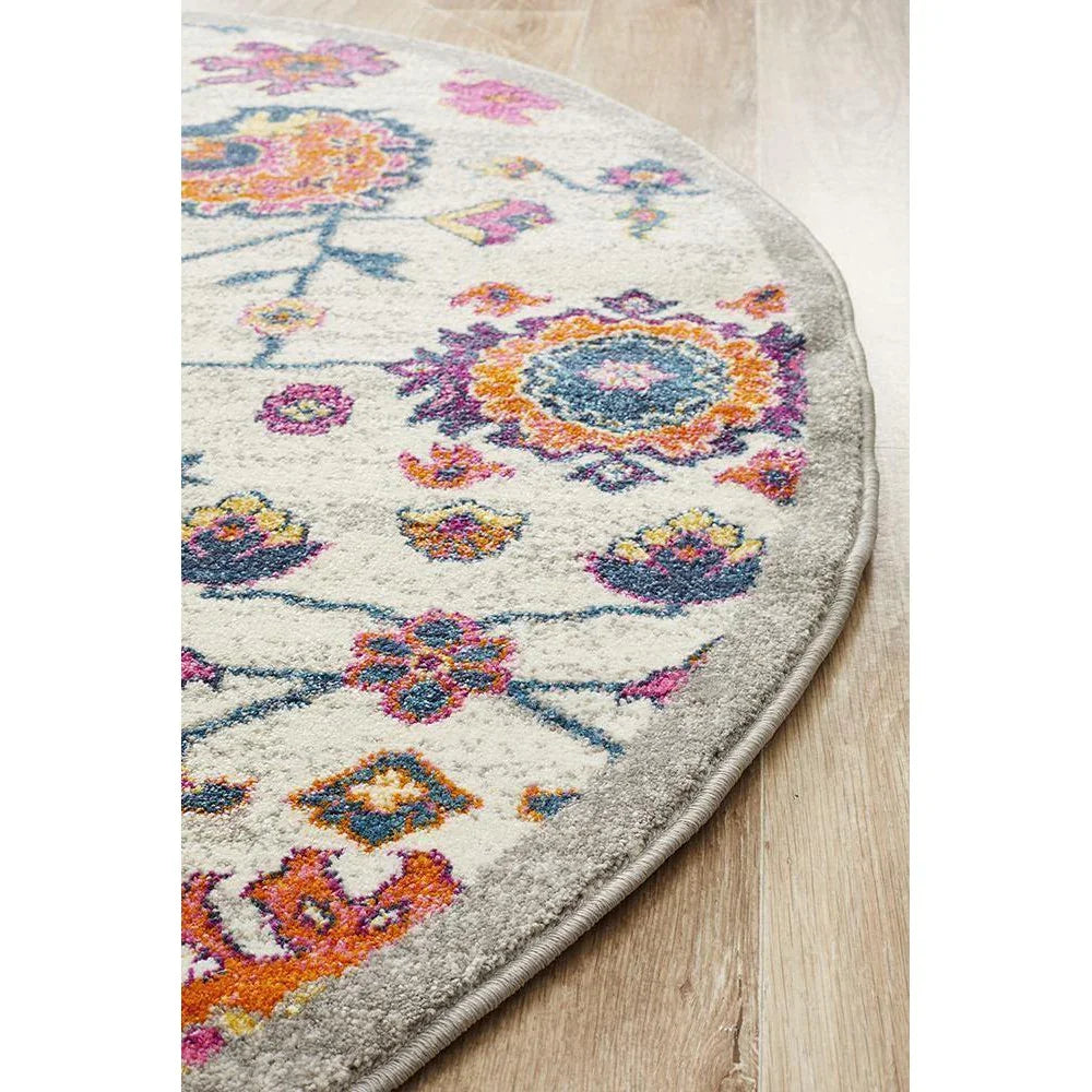 Babylon Multi  Round Rug 2