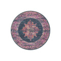 Babylon Navy  Round Rug