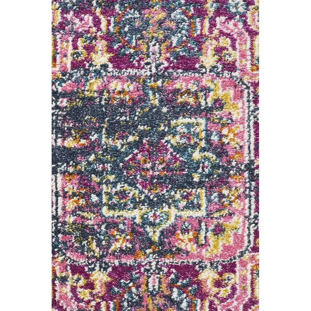 Babylon Navy  Round Rug
