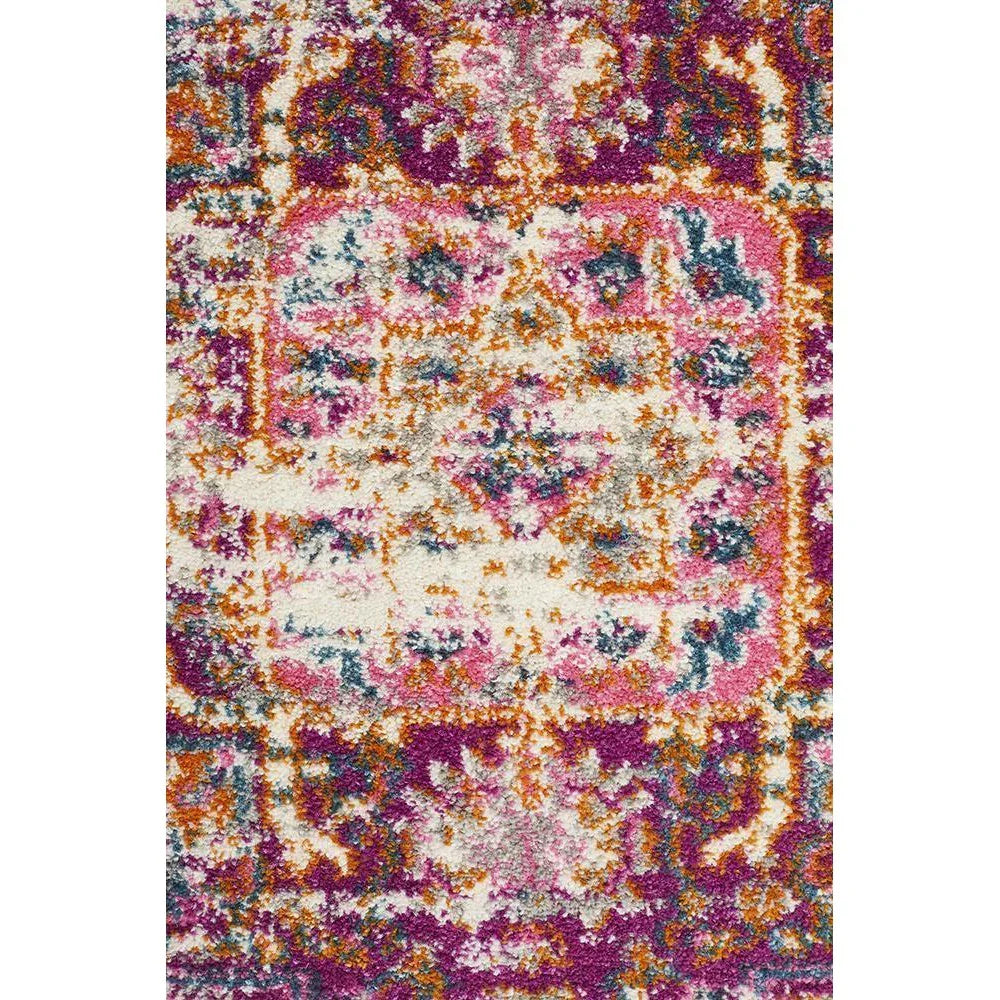 Babylon Pink  Round Rug