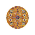 Babylon Rust  Round Rug