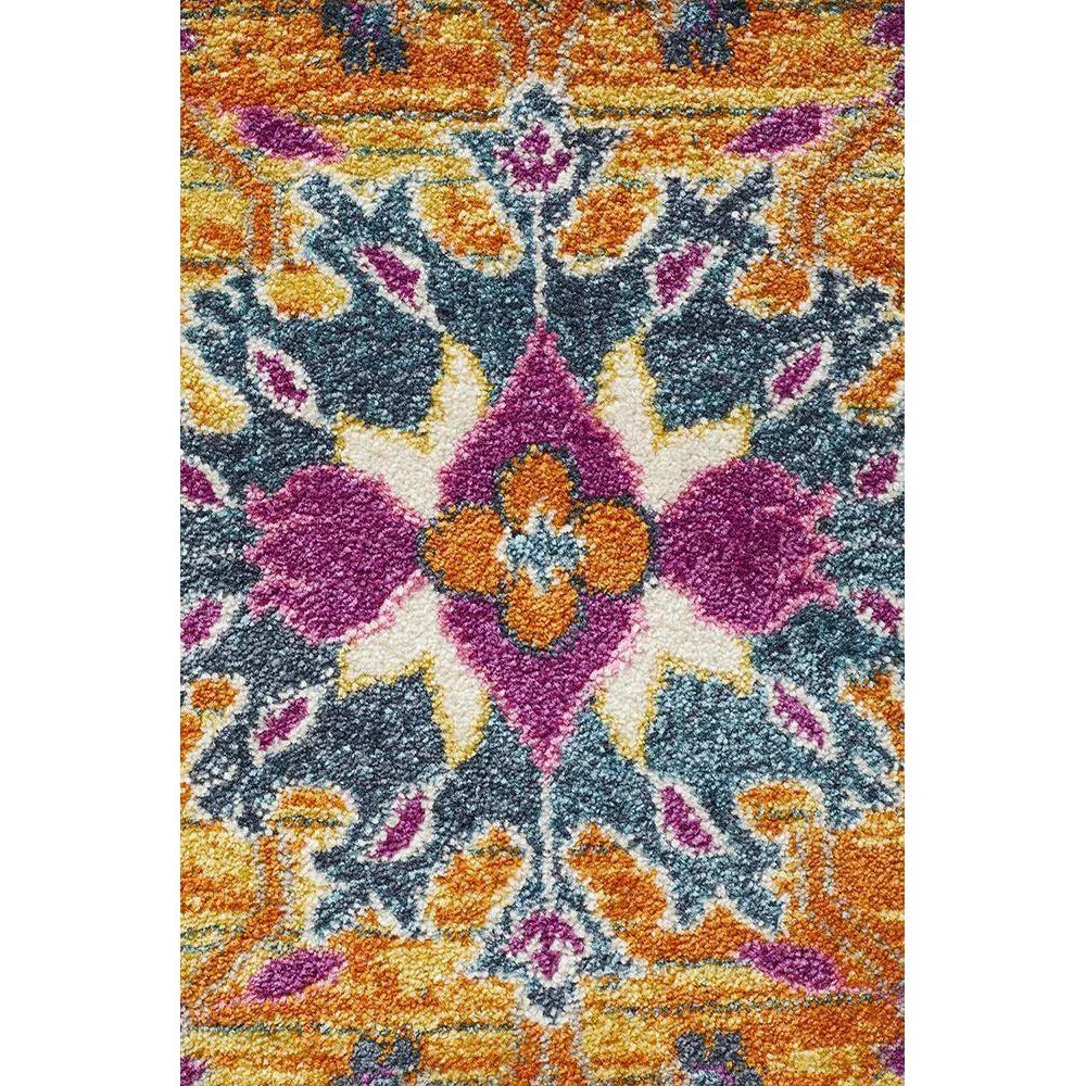 Babylon Rust  Round Rug