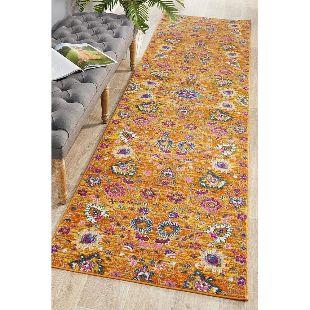 Babylon Rust  Runner Rug