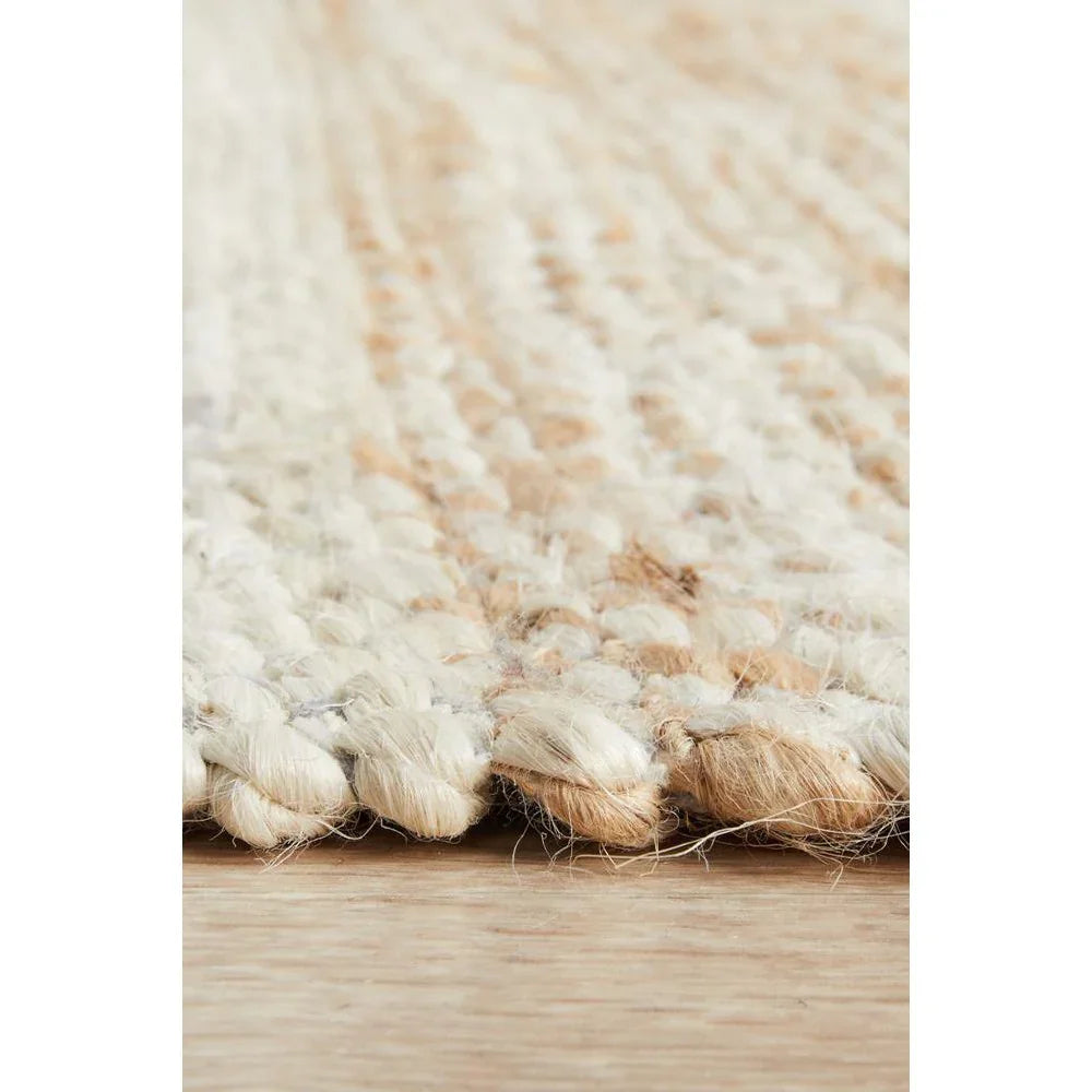 Noosa Natural White Runner Rug - ICONIC RUGS