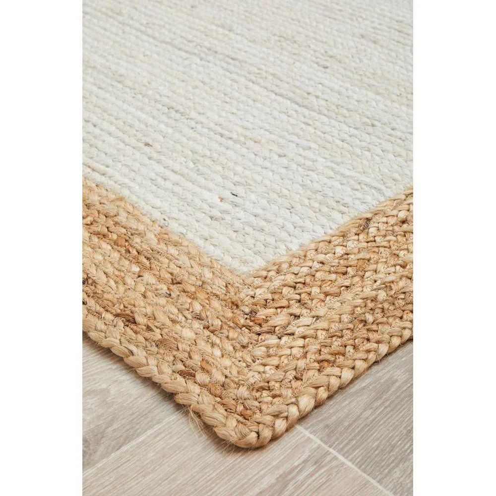 Noosa White Natural Rug - ICONIC RUGS