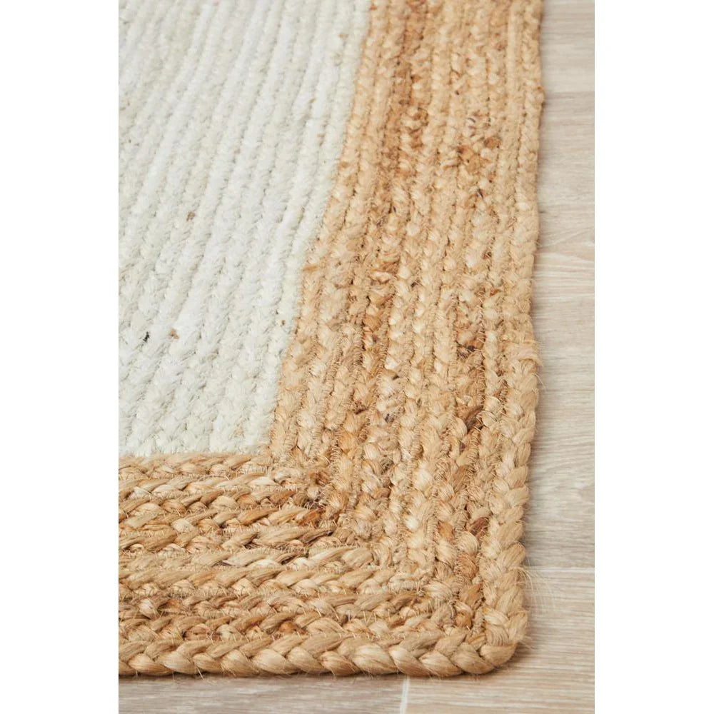 Noosa White Natural Rug - ICONIC RUGS