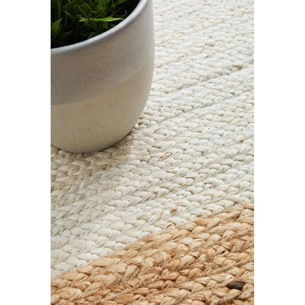 Noosa White Natural Rug - ICONIC RUGS
