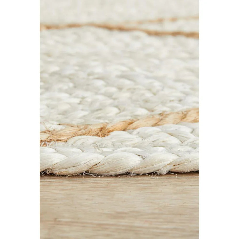 Noosa White Runner Rug - ICONIC RUGS