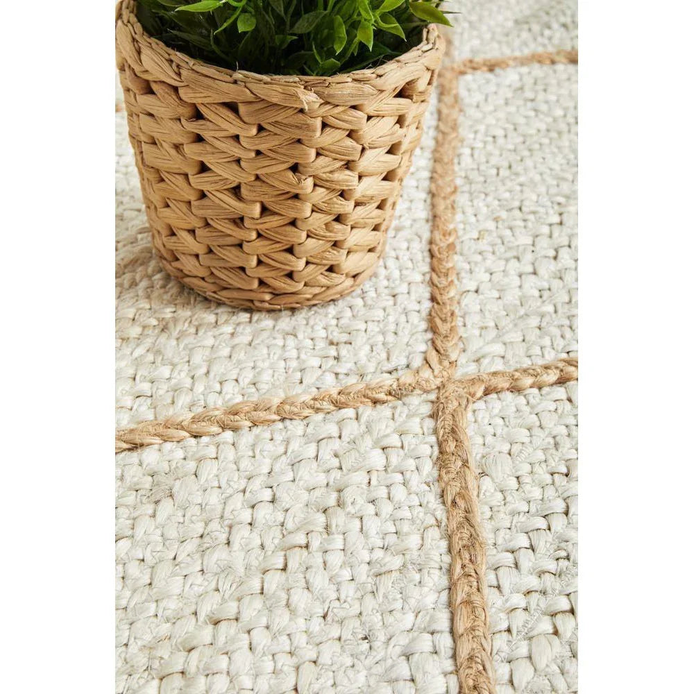 Noosa White Runner Rug - ICONIC RUGS