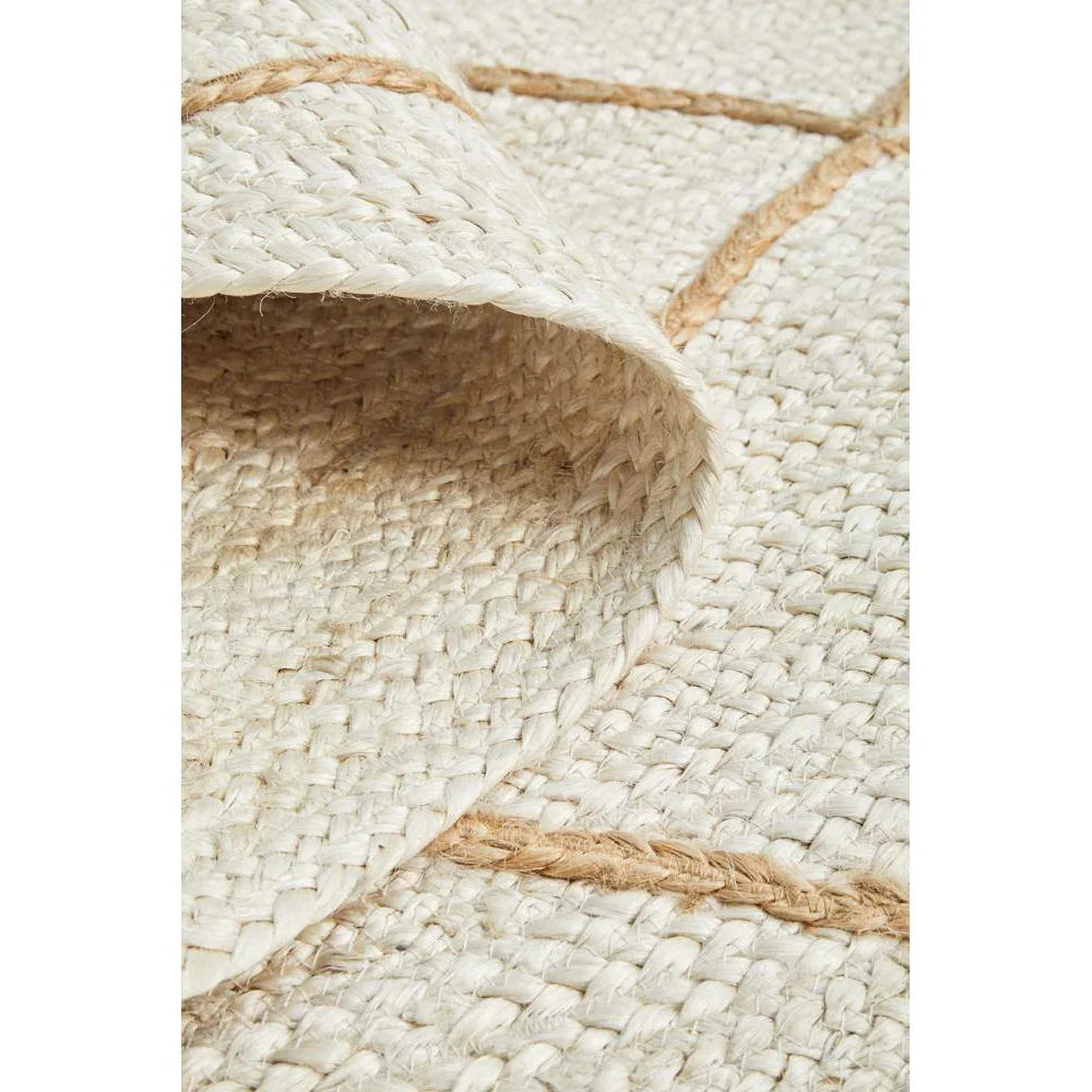 Noosa White Runner Rug - ICONIC RUGS