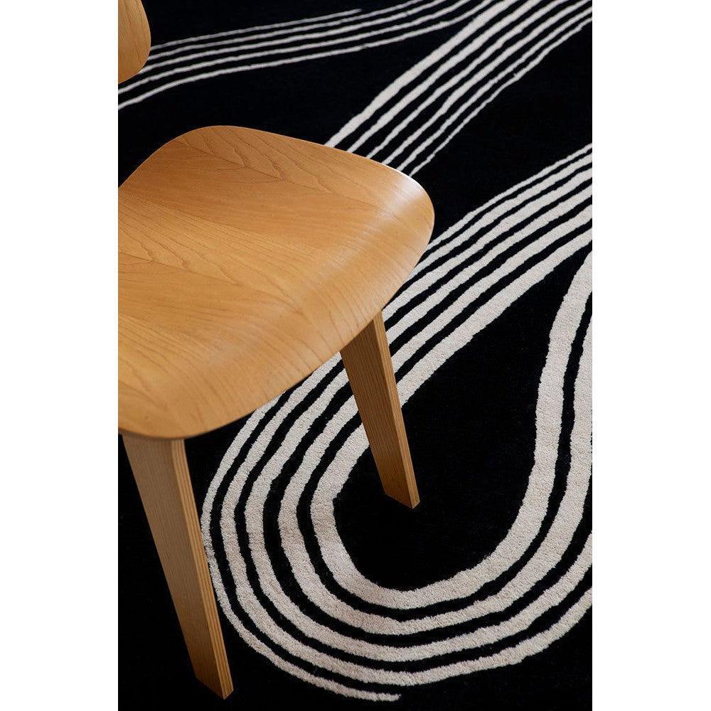 Brink & Campman Decor Flow Caviar Pure Wool Designer Rug
