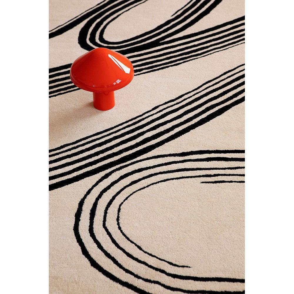 Brink & Campman Decor Flow Soft Sand Pure Wool Designer Rug