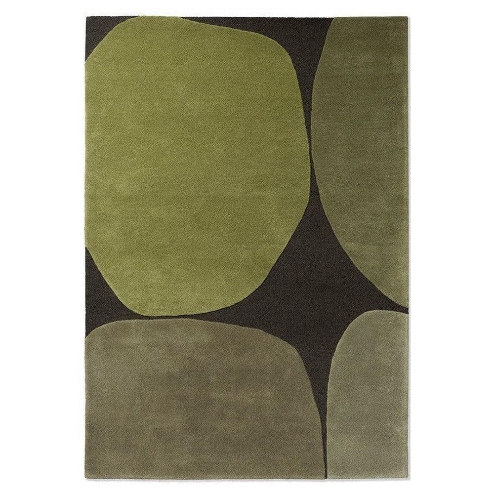 Brink & Campman Decor Plateau Moss Pure Wool Designer Rug