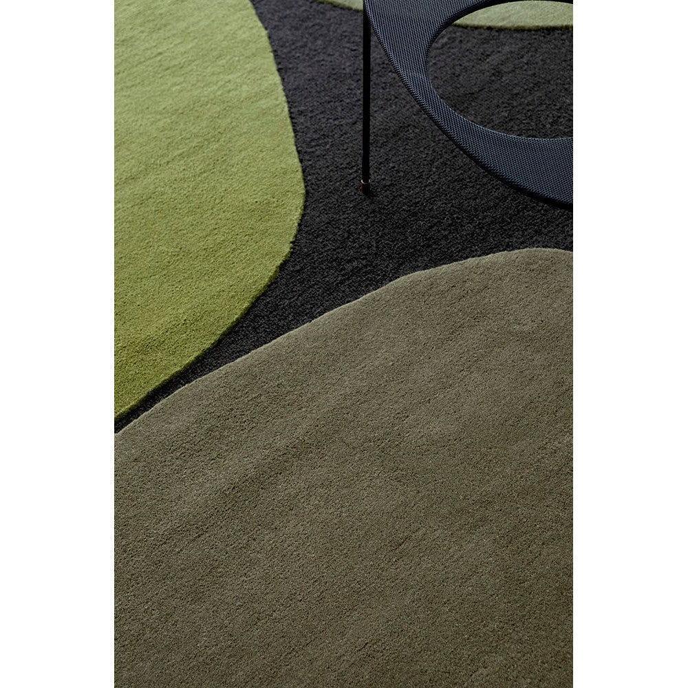 Brink & Campman Decor Plateau Moss Pure Wool Designer Rug