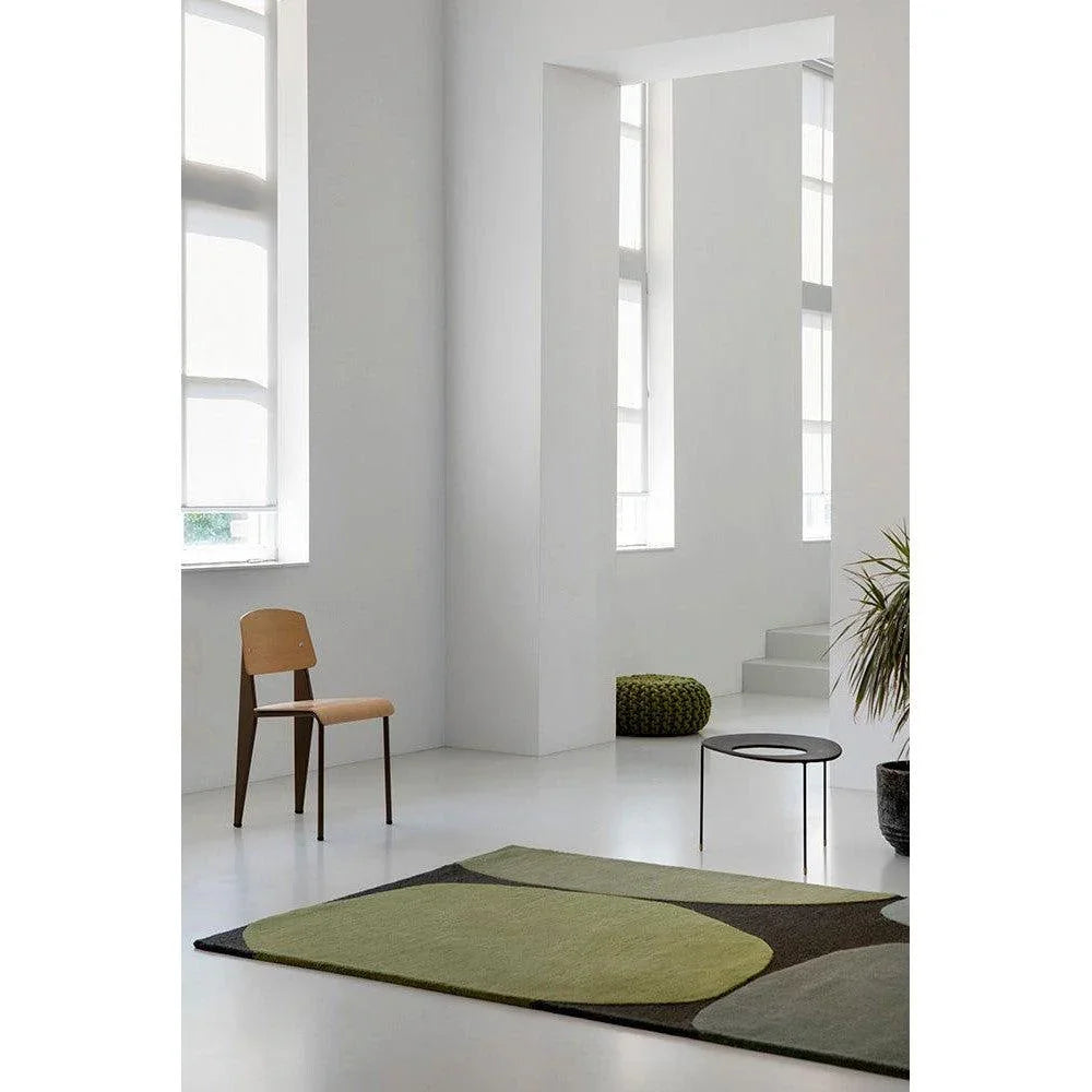 Brink & Campman Decor Plateau Moss Pure Wool Designer Rug