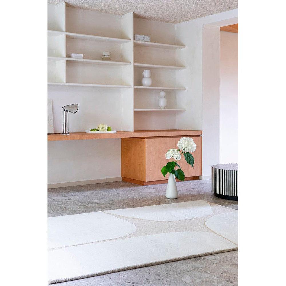 Brink & Campman Decor Primi Double Cream Pure Wool Designer Rug