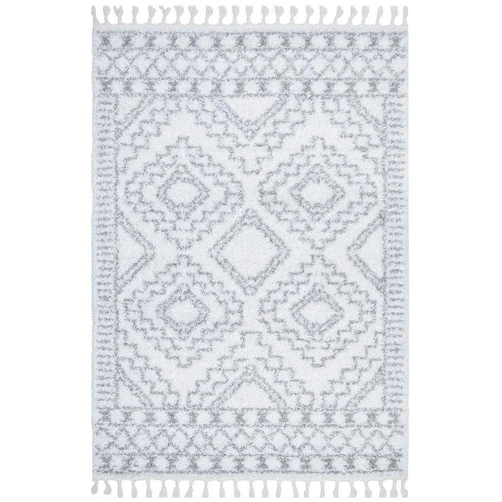 Casablanca Fez White Rug - ICONIC RUGS