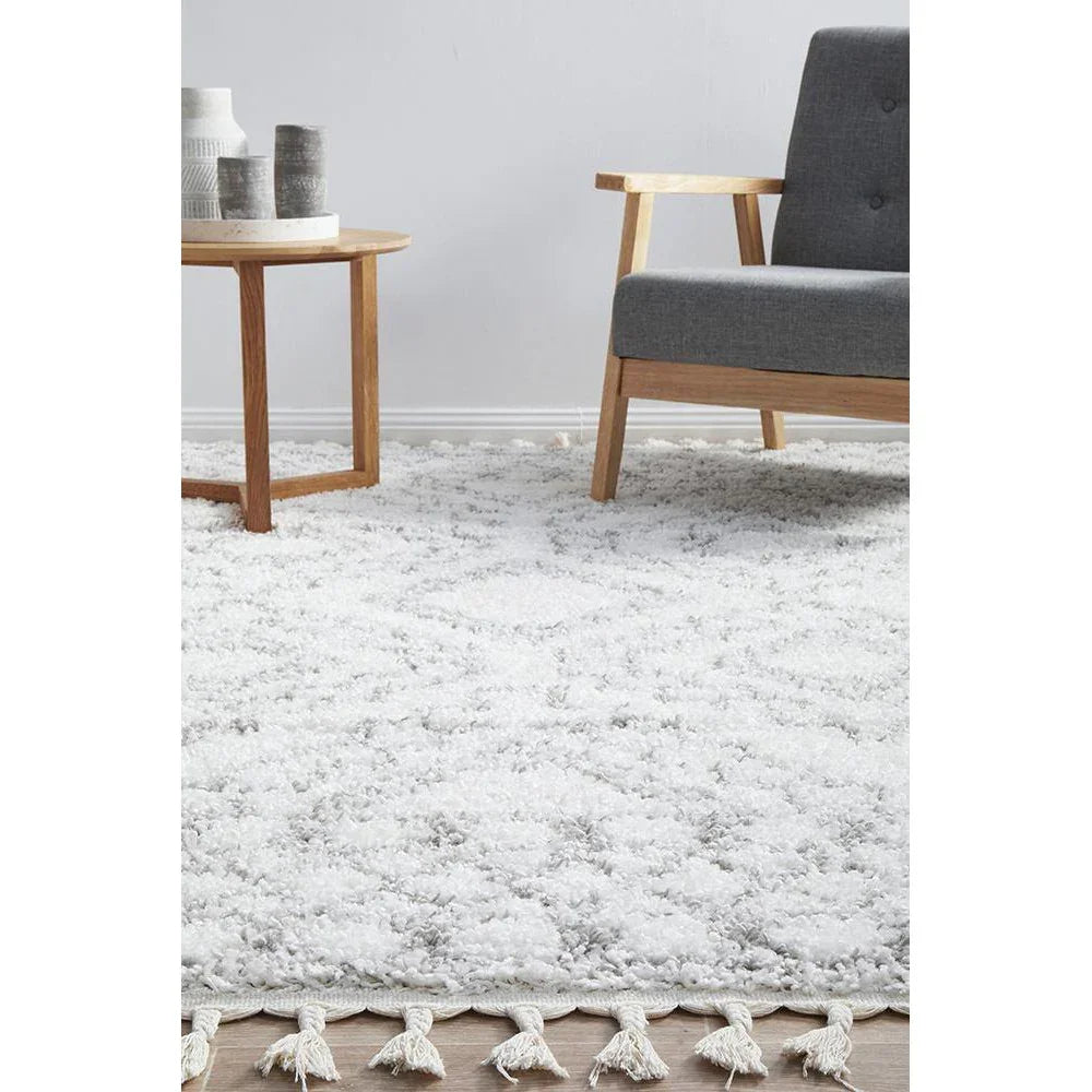 Casablanca Fez White Rug - ICONIC RUGS