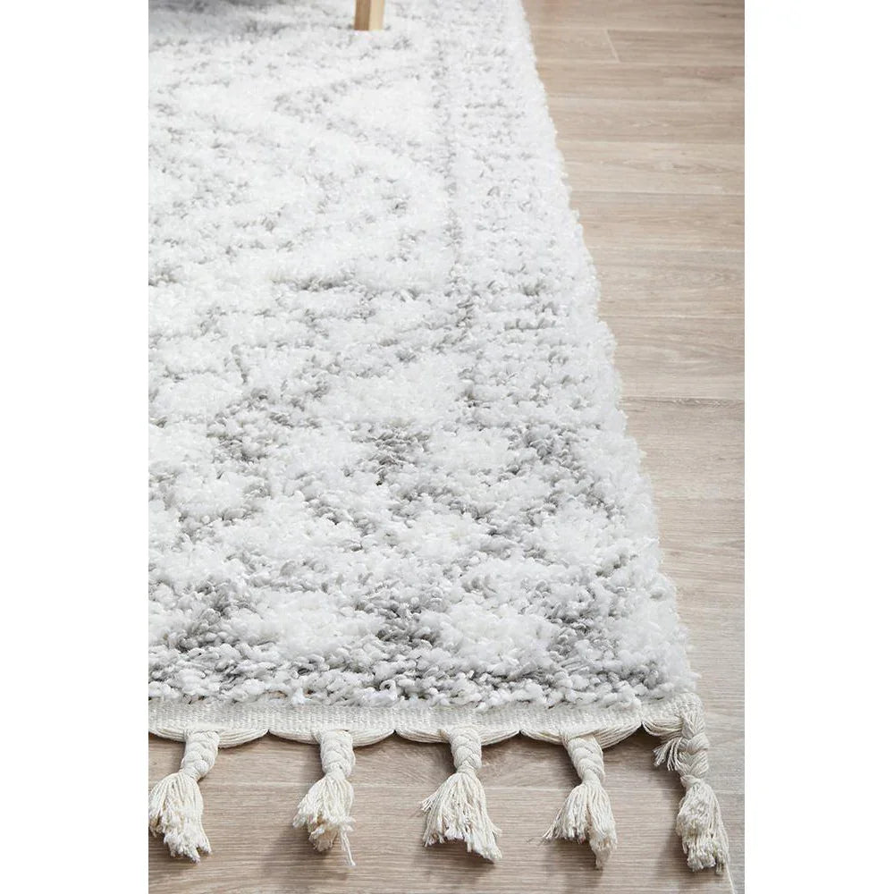 Casablanca Fez White Rug - ICONIC RUGS