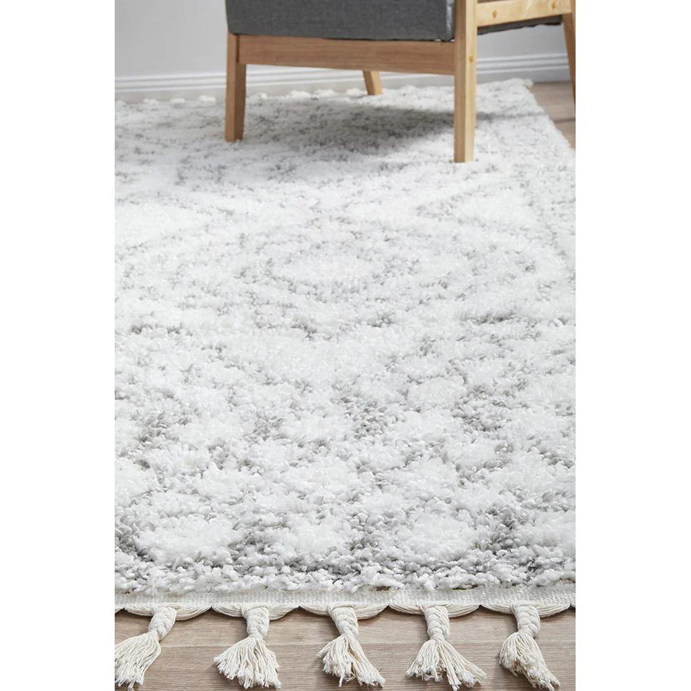 Casablanca Fez White Rug - ICONIC RUGS