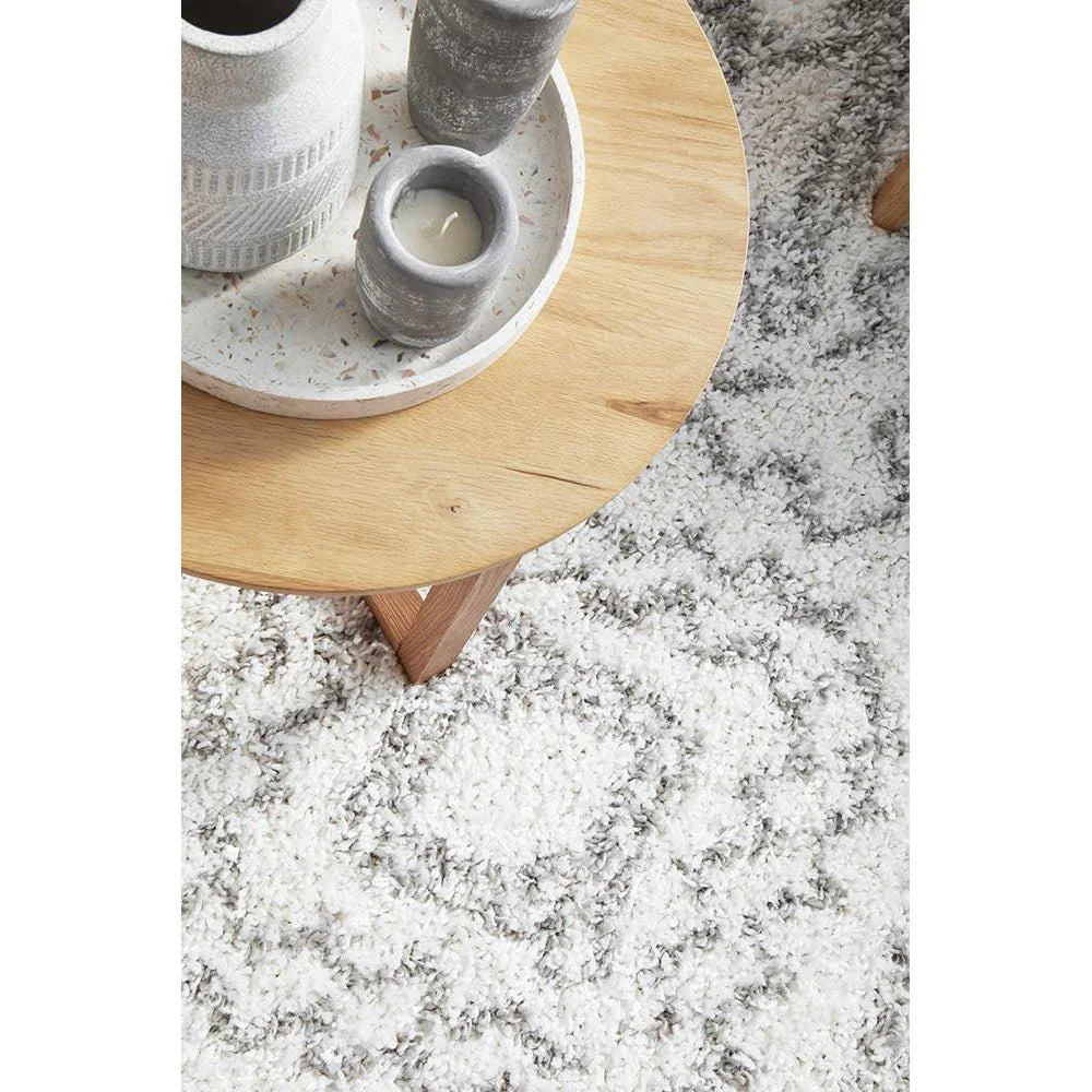 Casablanca Fez White Rug - ICONIC RUGS