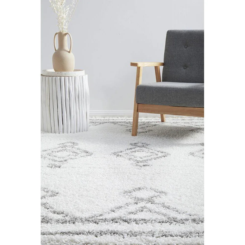 Casablanca Temara White Rug - ICONIC RUGS