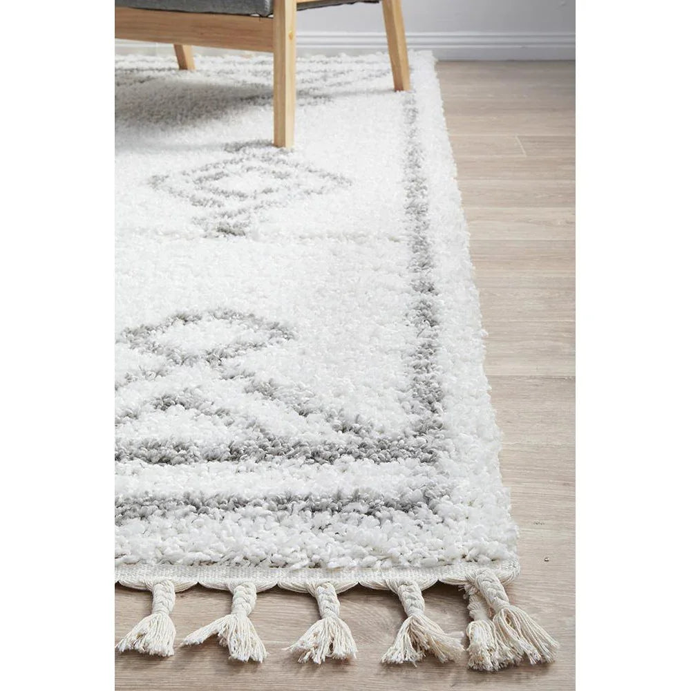 Casablanca Temara White Rug - ICONIC RUGS