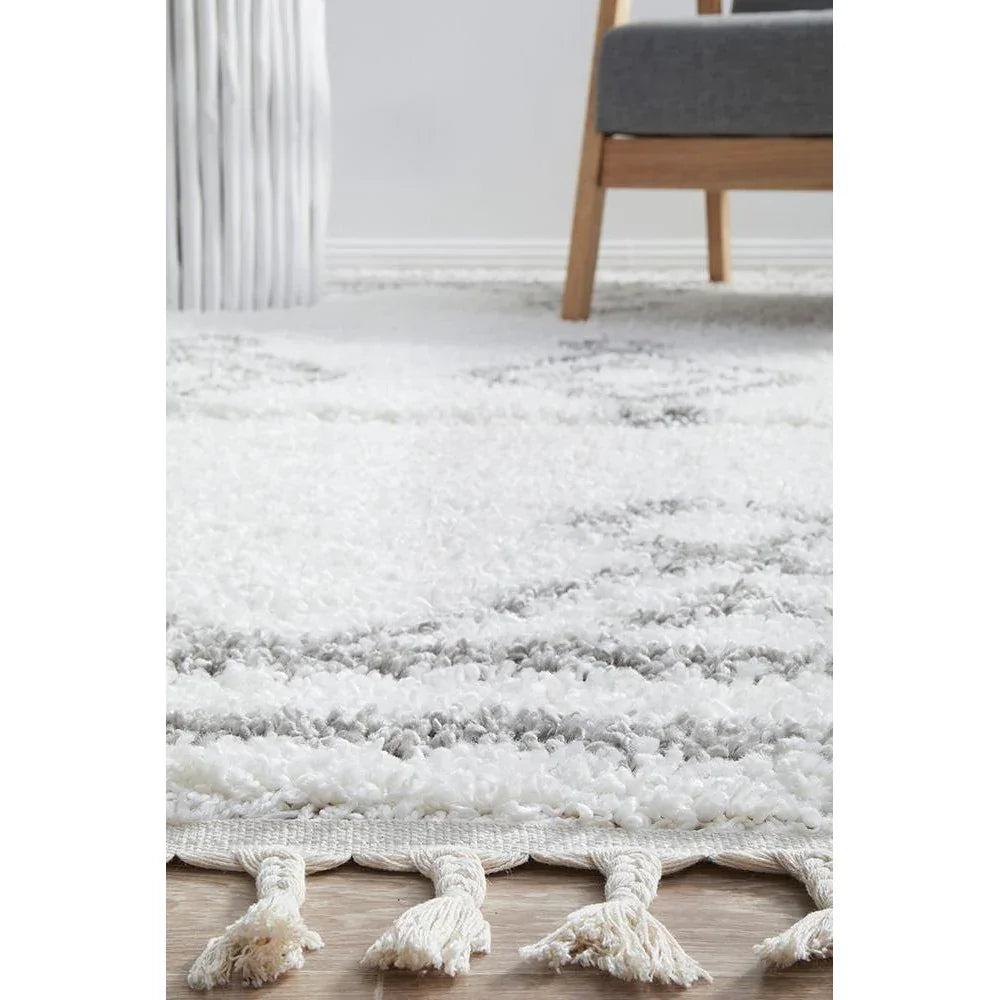 Casablanca Temara White Rug - ICONIC RUGS